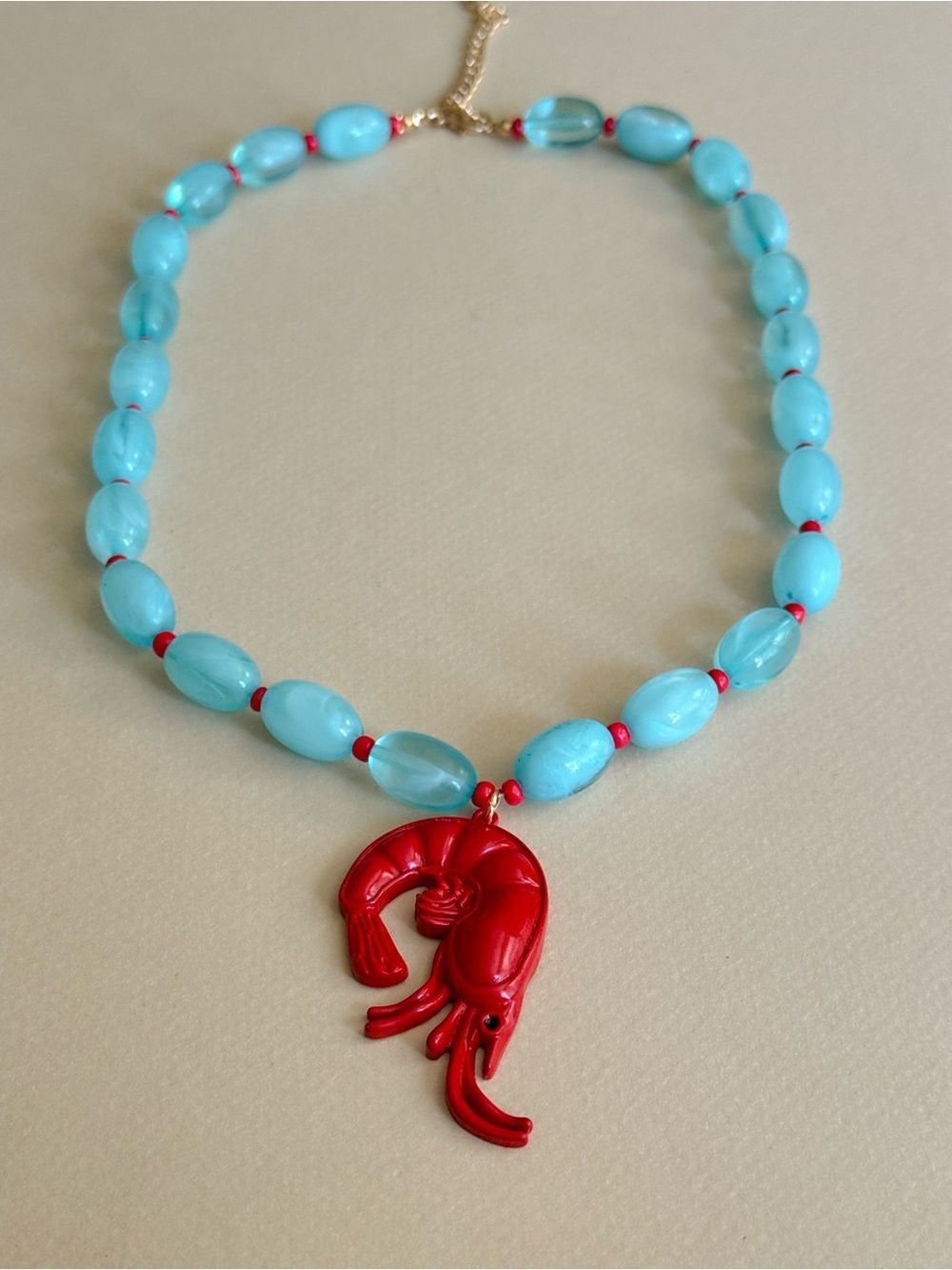 Shrimp Necklace S1431 - Picture 4 of 4
